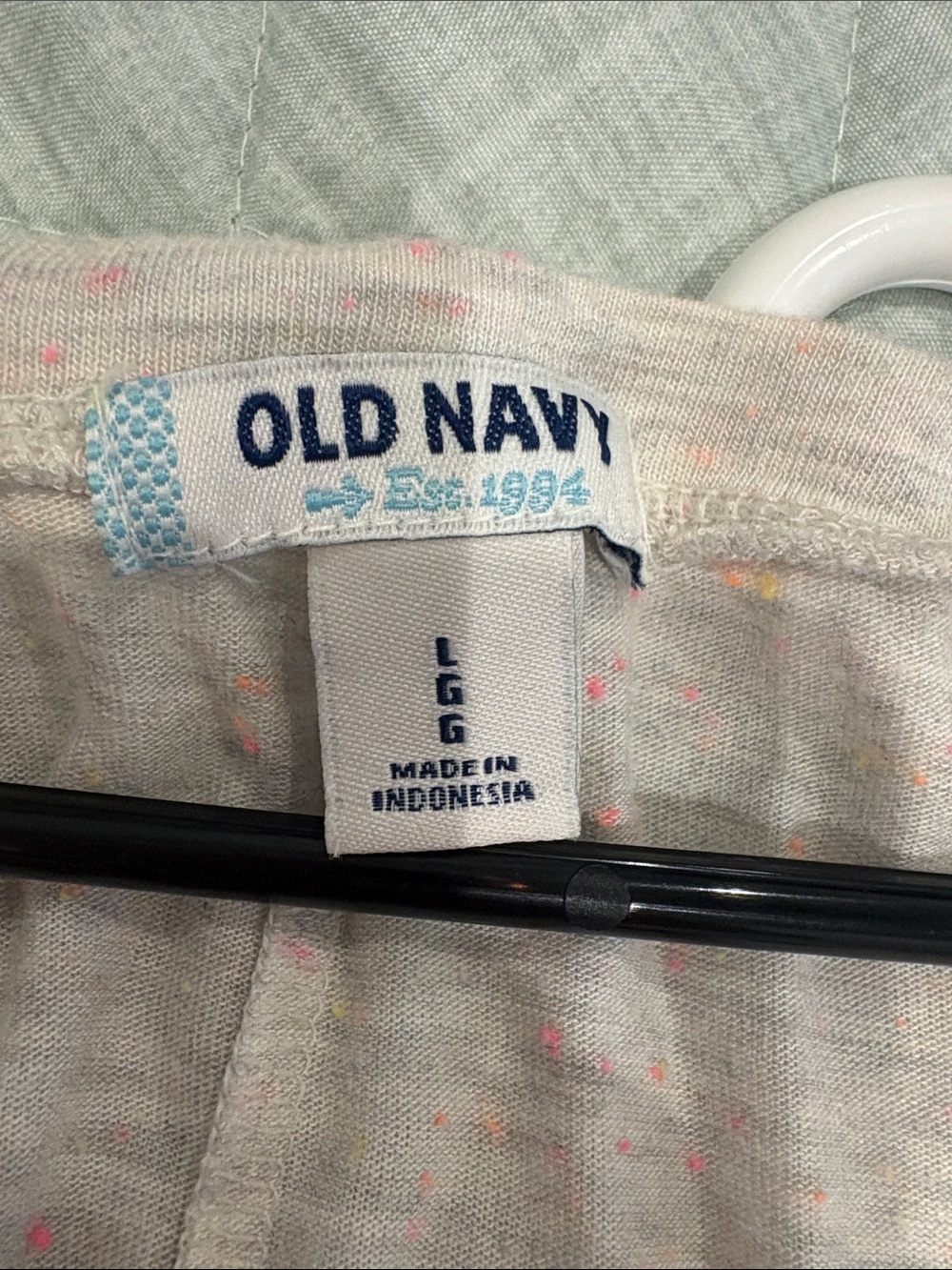 Old Navy Cream Speckled casual shirt